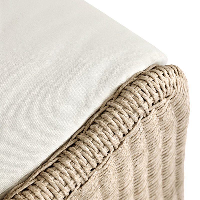 Blaire Outdoor Dining Side Chair, Vintage White