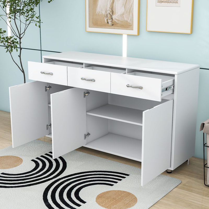 Gemina Accent Cabinet, White