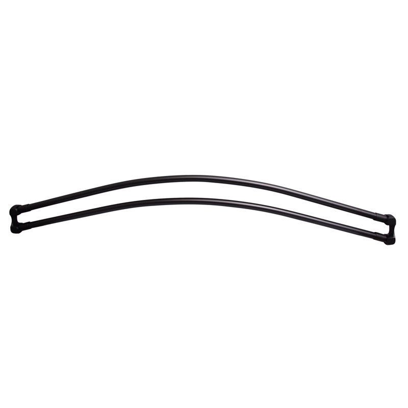 66'' Curved Shower Curtain Rod, Black