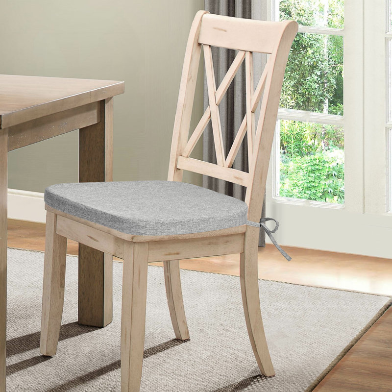 Coussins de siège d'intérieur (ensemble de 4), Gris