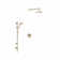Apothecary Thermostatic/Pressure Balanced Complete Shower System with Rough-in Valve