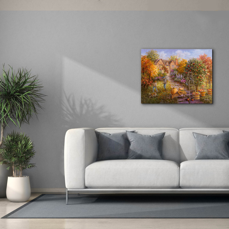 Epic Graffiti 'Gathering Fall' by Nicky Boehme Canvas Wall Art, 34" x 26", 26" H x 34" W
