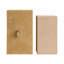 Sagebrook Home 2-Pieces Benin Suede Boxes With Stone Knob, Ivory