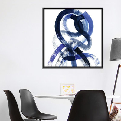 «Blue Kinesis V», impression sur toile