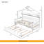 Lit en bois avec lit gigogne simple-179654673-179654672