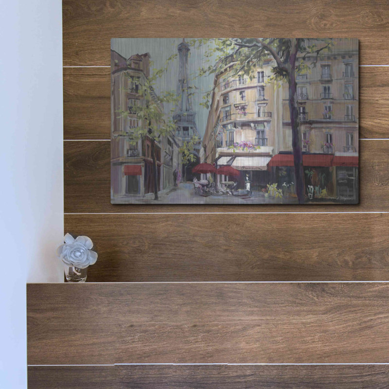 "Le printemps à Paris" par Marilyn Hageman, H 12 po x l 16 po