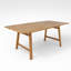 Table de salle à manger extensible en bois d'acacia massif, table de patio rectangulaire à longueur réglable avec plateau à lattes, mobilier d'extérieur résistant aux intempéries