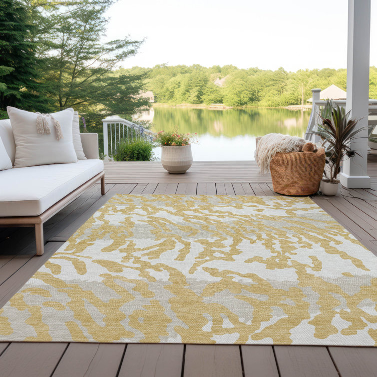  Malek Indoor/Outdoor Area Rug with Non-Slip Backing
