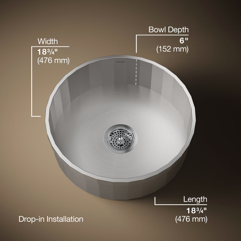 Brinx® Top-Mount Bar Sink