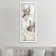 Dawn Iris by Carol Robinson - Floater Frame Panoramic Painting on Canvas