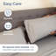 Ensemble de draps en bambou, draps rafraîchissants et respirants, literie de luxe doux pour hôtel, ajustement profond-103254551-103254554