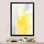 «Gray rencontre jaune abstrait», art moderne et contemporain sur toile