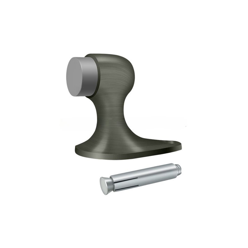 Pare-chocs de porte Deltana, Nickel antique