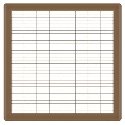 Brown Heavy Gauge Floor Grill