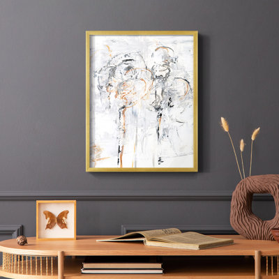 «Spring Wildflowers II», reproduction encadrée - bois massif