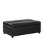 Lit simple avec repose-pieds pliant avec matelas