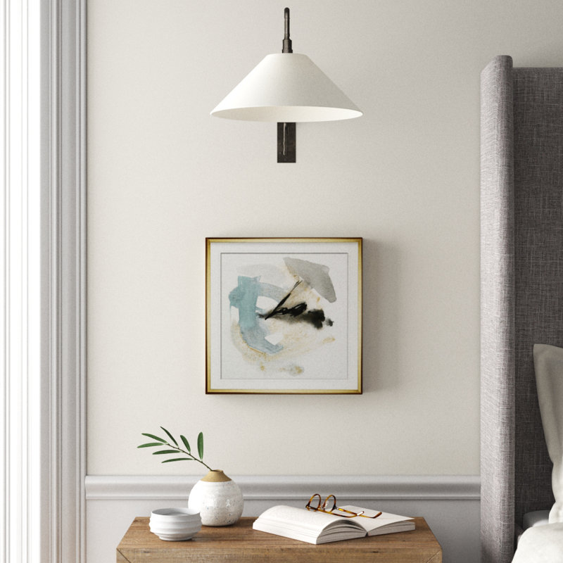 Sable et ciel II - reproduction d'art, H 16 po x l 16 po x 1,5 po, Cadre doré
