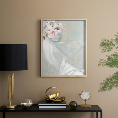 Whisper I Framed Print - Solid Wood