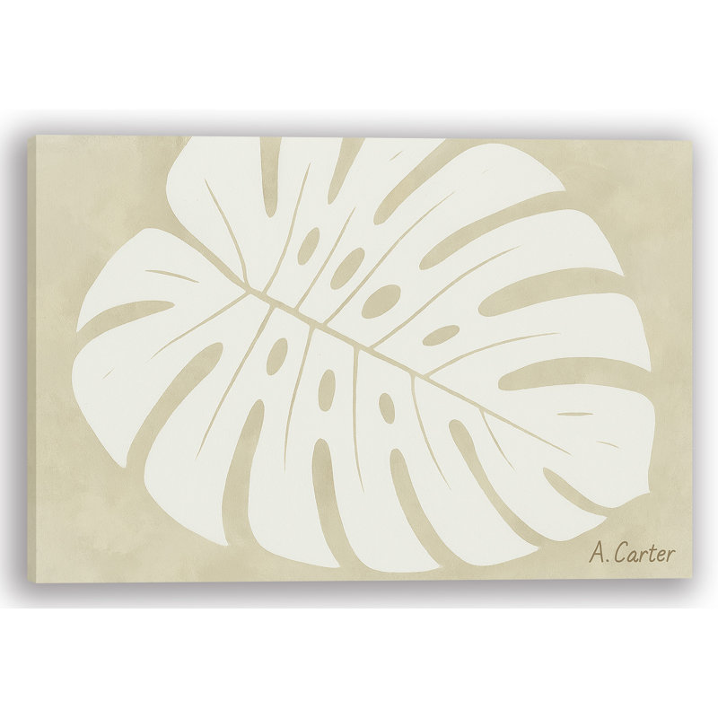 «Tropic Lines I - Horizontal» par A. Carter - Art mural sur toile tendue