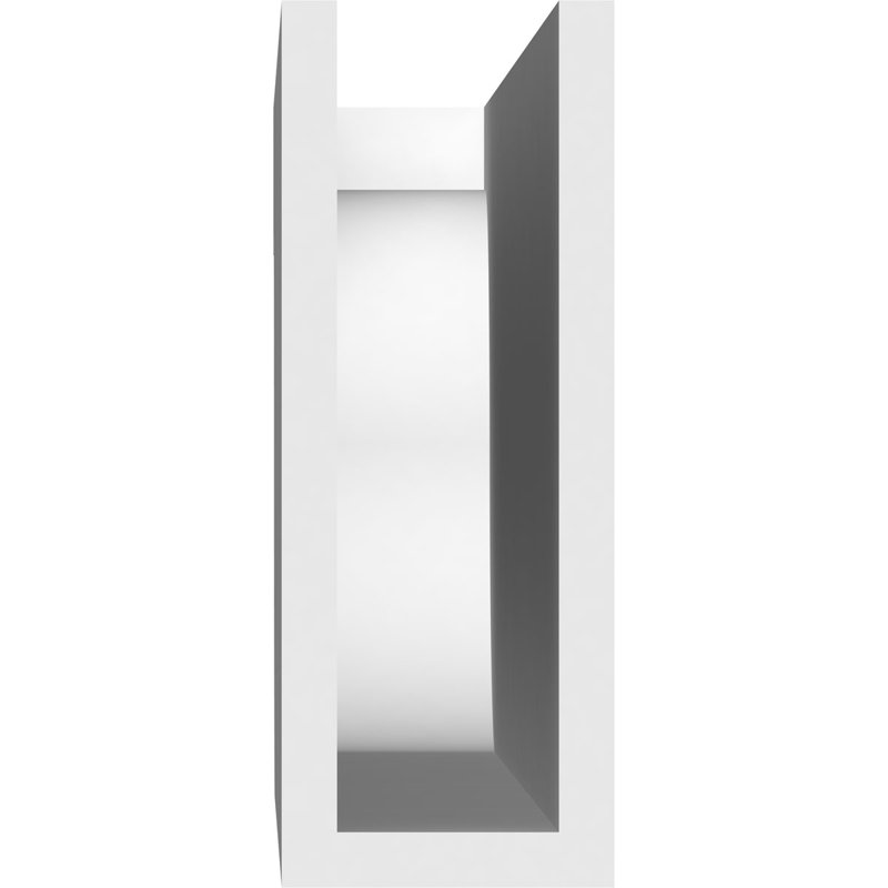 Queue de chevron standard en PVC de qualité architecturale Del Monte, H 8 po x L 3 po x P 42 po