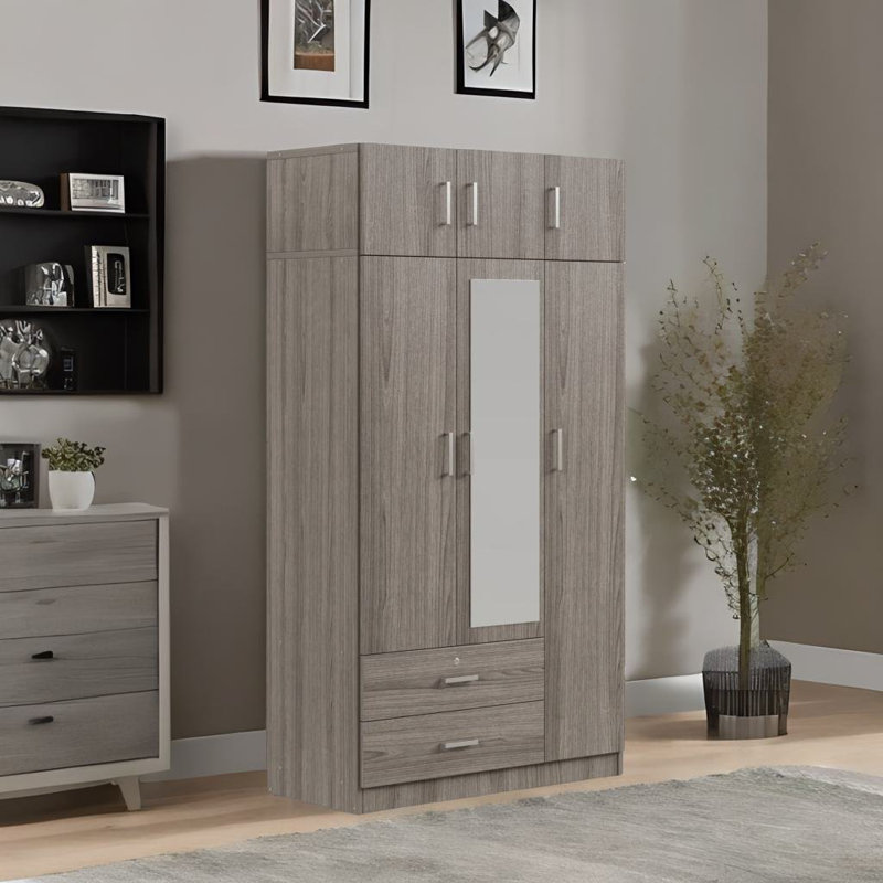 Armoire Alayzhia, Gris antique