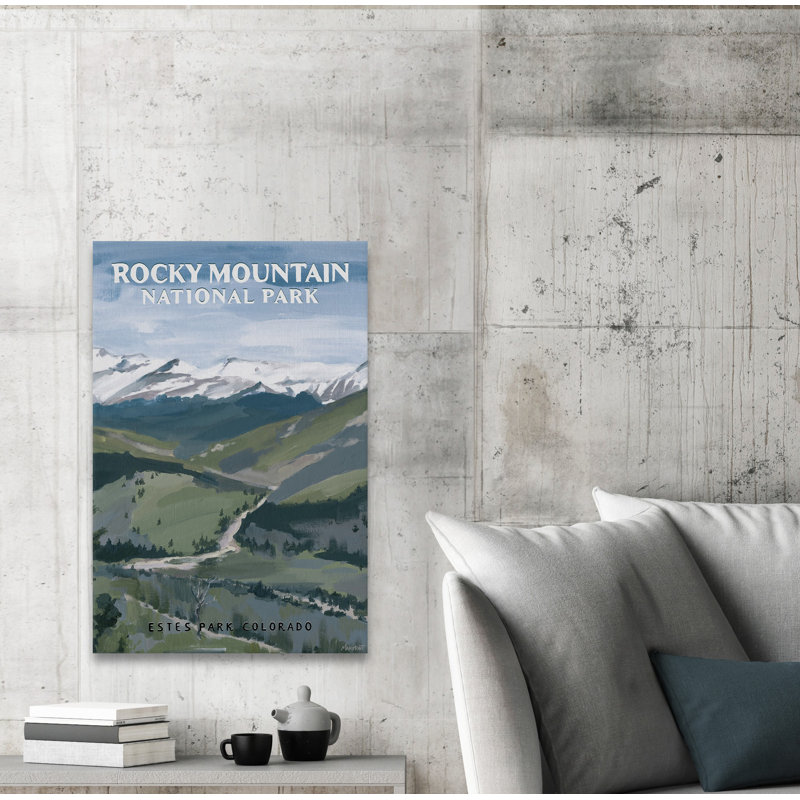 Estes Park, Colorado II - impression sur toile tendue, H 30 po x l 20 po x P 1,5 po