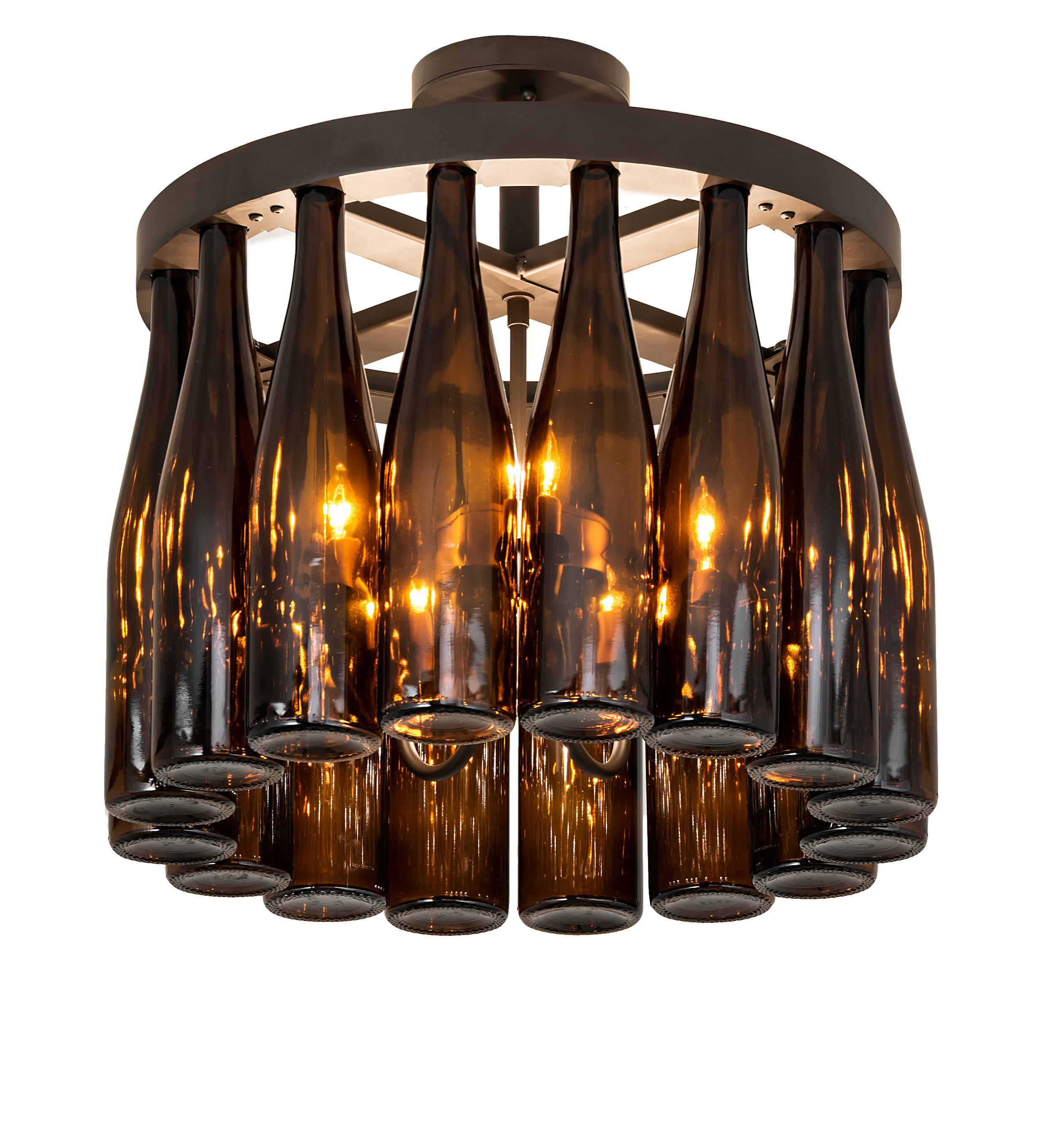 Williston Forge Habil 5 - Light Unique Wagon Wheel Chandelier | Wayfair