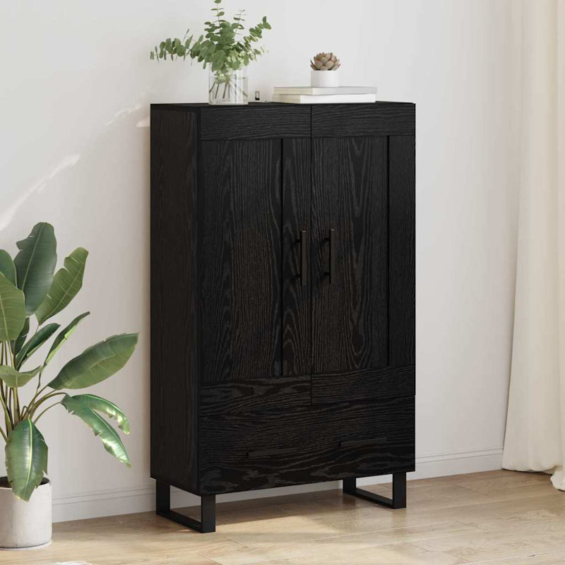69.5cm Sideboard, Black Oak