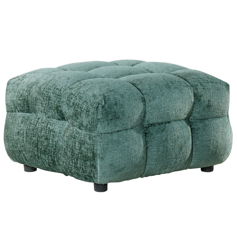 Amalfi Oversized Ottoman - Aqua, Aqua