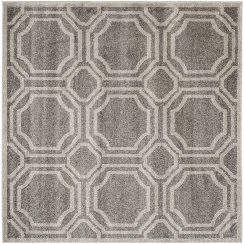 Amherst Performance Geometric Rug, Square 7'