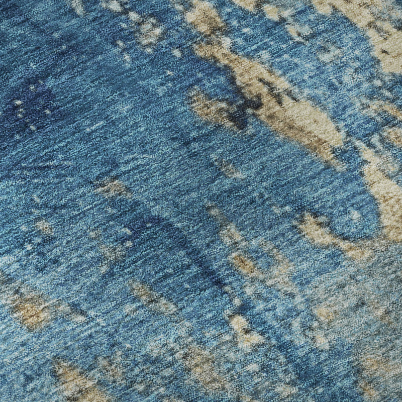 Premium Machine Washable Jacquez AMF1789 Modern Rug, Runner 2'3" x 7'6"