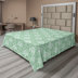 Almond Green/White Geometric