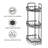 3 Tier Aluminum Bath Shelf in Black