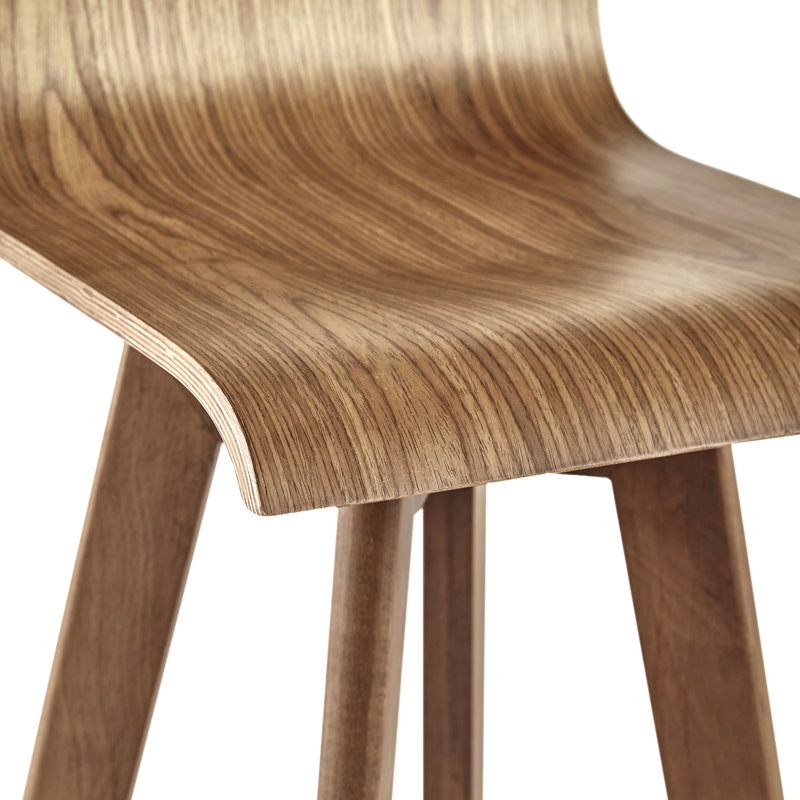 Dery Swivel Counter Stool, Walnut, Bar Stool (29” Seat Height)