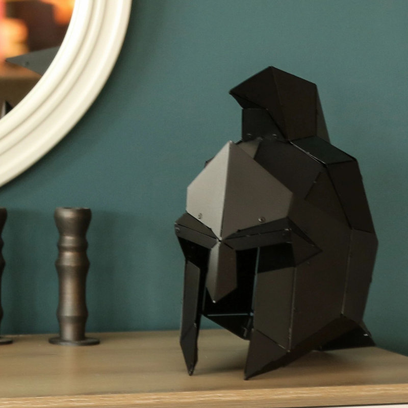 Sculpture en métal Antowan Spartan, Noir