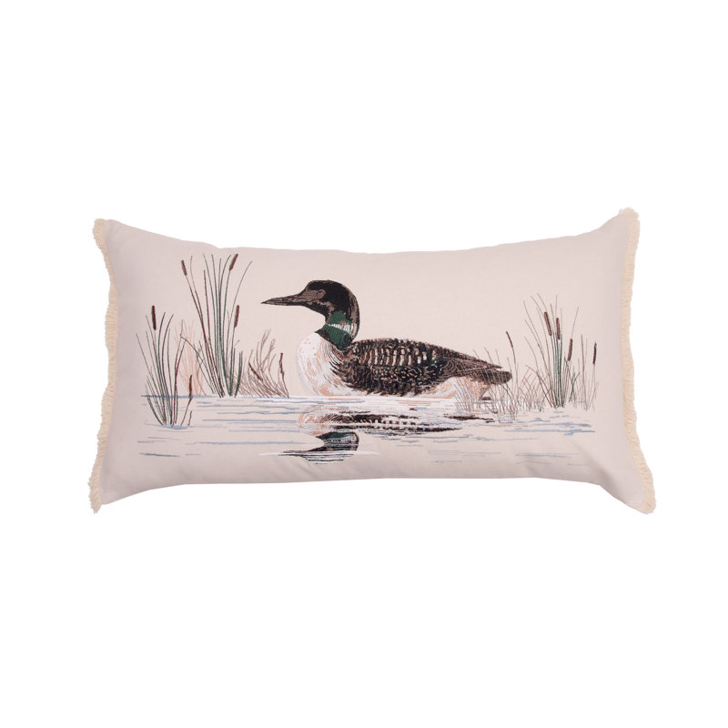 Lake Loon Indoor Lumbar Pillow