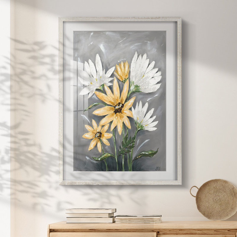 Elementary Abstract II -Gallery Wrapped Canvas, 19.5" H x 16.5" W, White