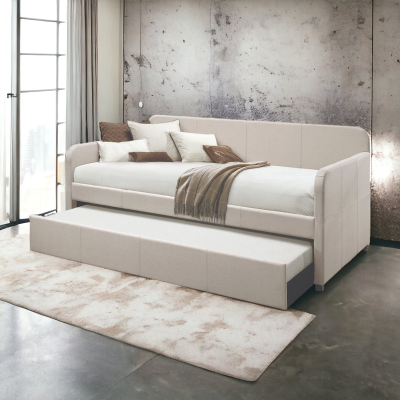 Chaim Upholstered Daybed with Trundle