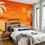 Papier peint adhésif auto-adhésif moderne pour la chambre à coucher L 69 po x l 96 po Peel and Stick