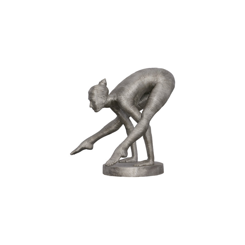 Balancing Body Statue, Aluminum