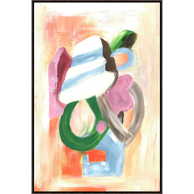 Playground IV Painting by Helen Parker, Image Brush Gel, 72.5" H x 48.5" W x 1.5" D