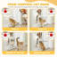Metal, Plastic Pressure Mounted Pet Gate