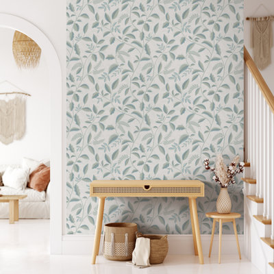Tranquil Leafy Vine Wallpaper