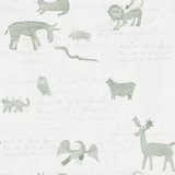 Critter Parade 33' L x 20.5" W  Wallpaper Roll
