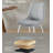 Leather Dining Chair with Comfortable Upholstered Seat-715438055