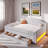 Upholstered Daybed With Led Belt And 3 Drawers-239623799