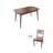Simple Rectangular Solid Wood Dining Table Sets-102373625