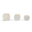 Glaciers Set Of 3 Selenite Crystal Sphere Candleholder