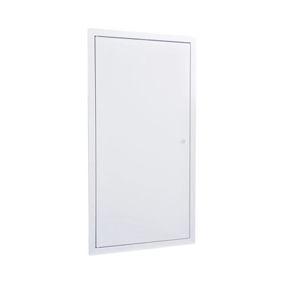 Access Panel For Drywall, 30.3 X 15.2 In Galvanized Steel Access Door, Easy Install Hinged Service Panel With Screwdriver Latch, For Ceiling Plumbing Electrical, 14.4 X 29.4 In Cutout Size White