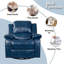 Fauteuil inclinable électrique en cuir Wilderich-847981067